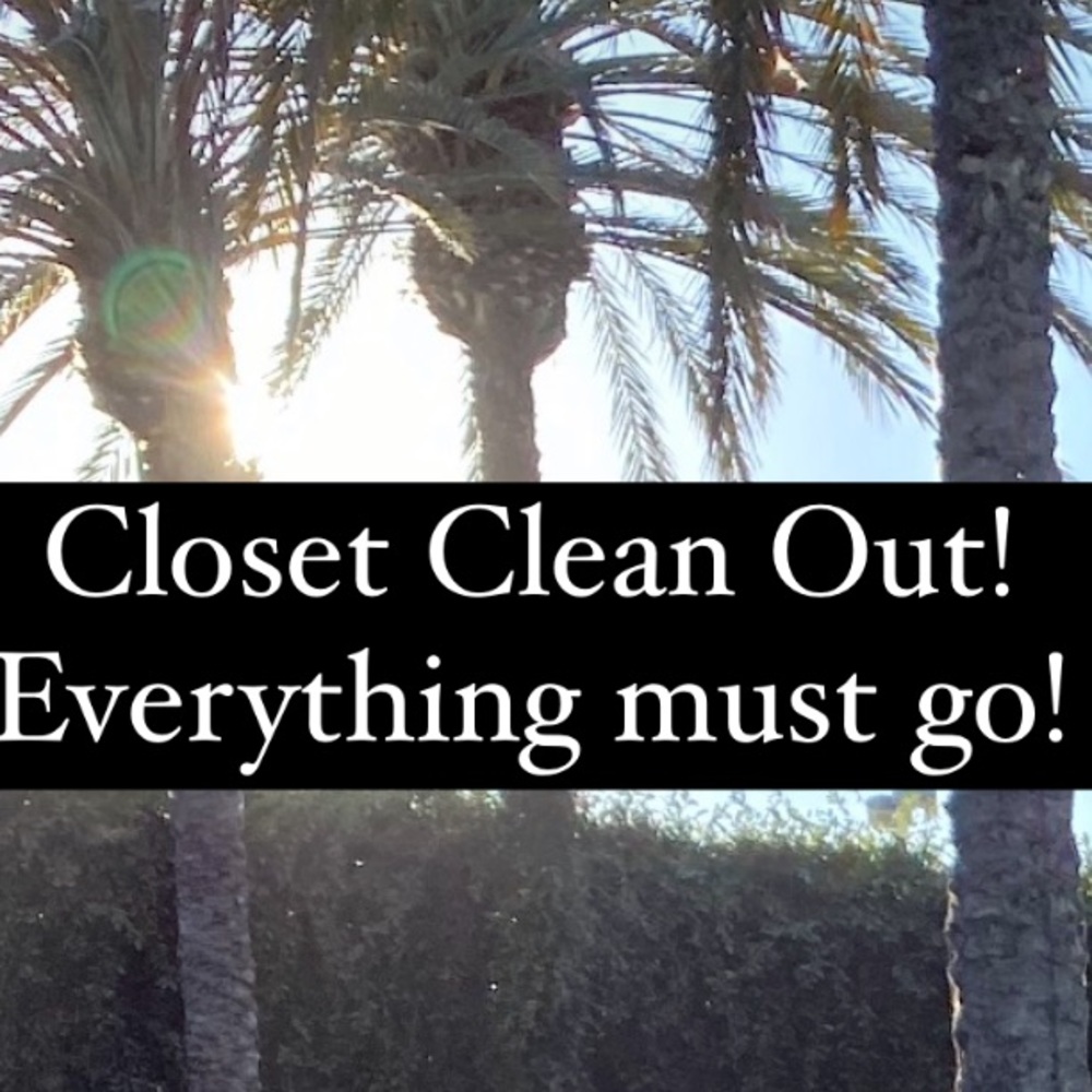 Everything must go!